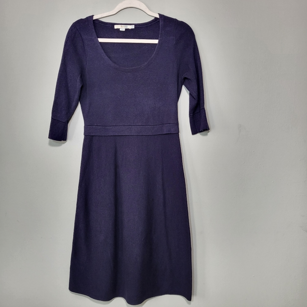 🌜 Boden purple Irene ponte dress size 6